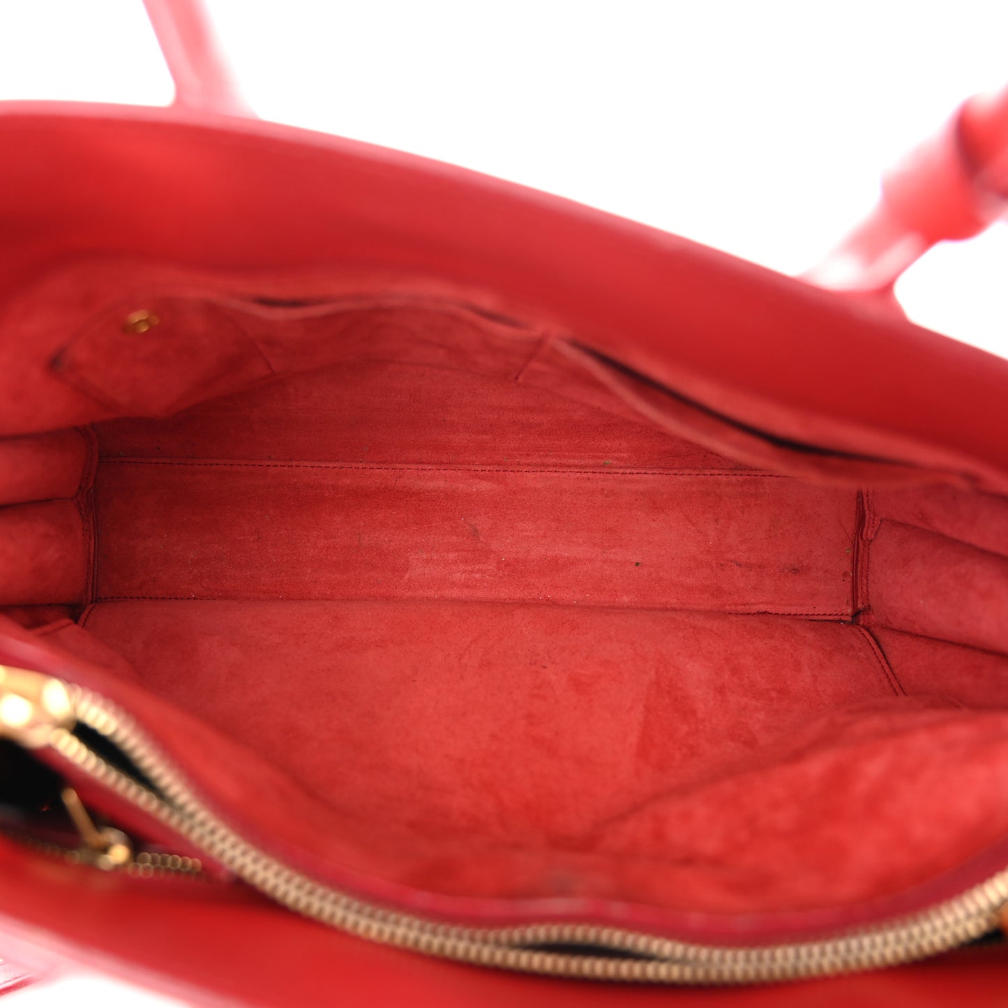 Calfskin Small Sac De Jour Vermillion