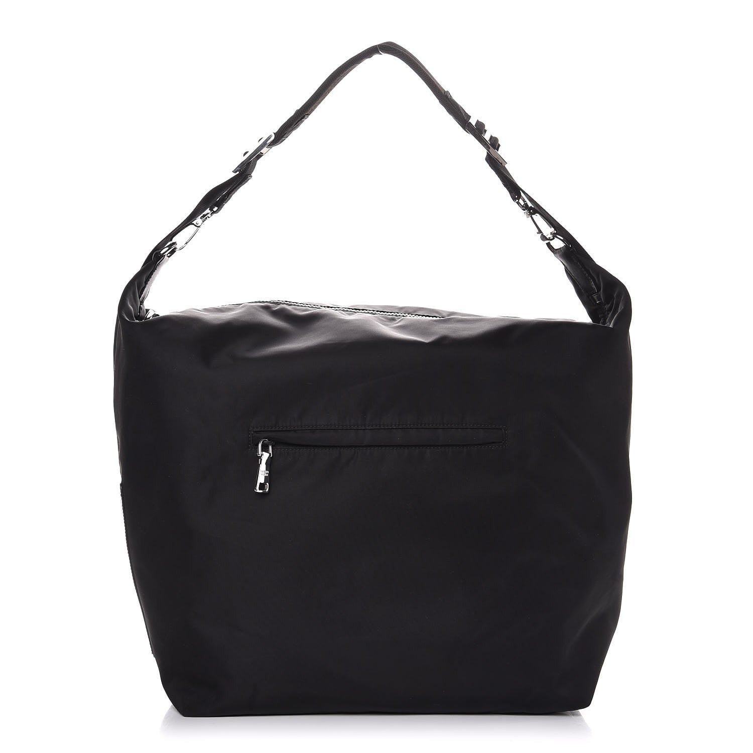 Prada Tessuto Nylon Hobo Black 1 of 10