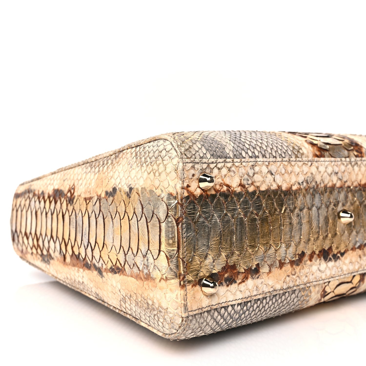Christian Dior Snakeskin Large Lady Dior Beige 7 of 8