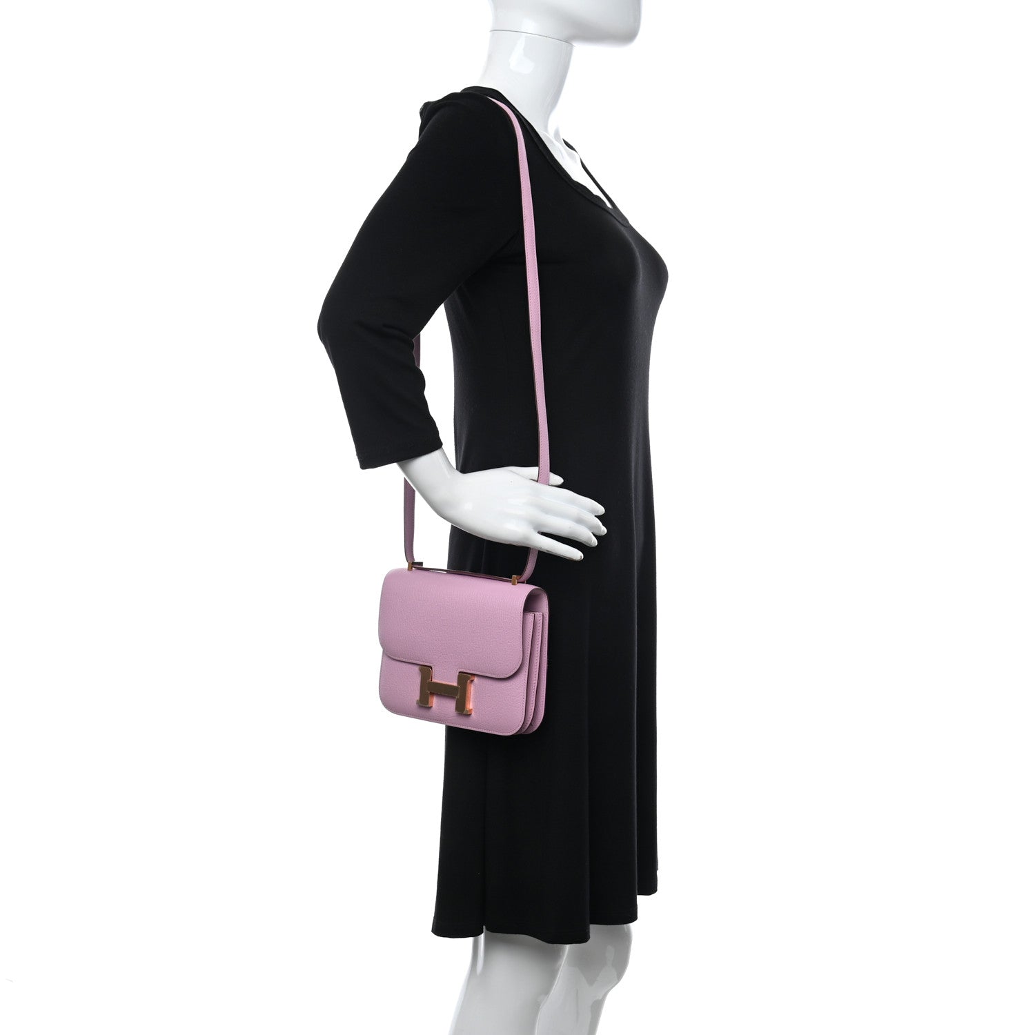 Hermes Chevre Mysore Constance 18 Mauve Sylvestre 2 of 12