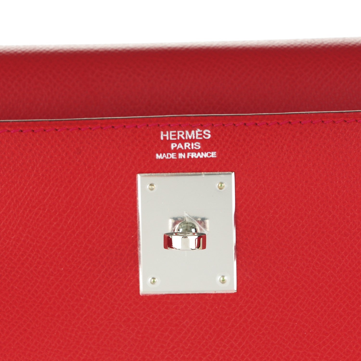 Hermes Epsom Kelly Sellier 32 Rouge Casaque 10 of 25