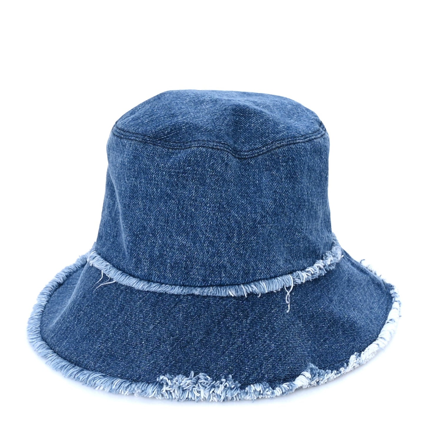 Denim Logo Bucket Hat S Blue