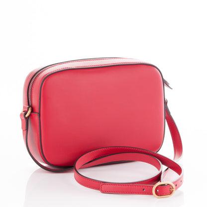 Gucci Calfskin Web Small Webby Bee Shoulder Bag Red 3 of 7