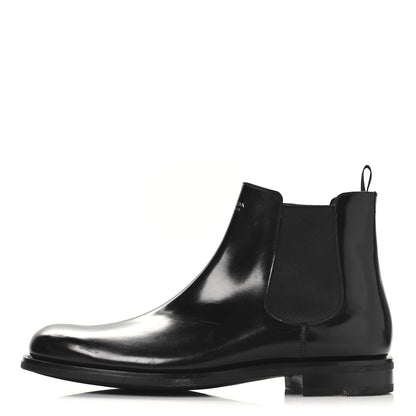 Prada Spazzolato Mens Chelsea Boots 12 Black 1 of 7