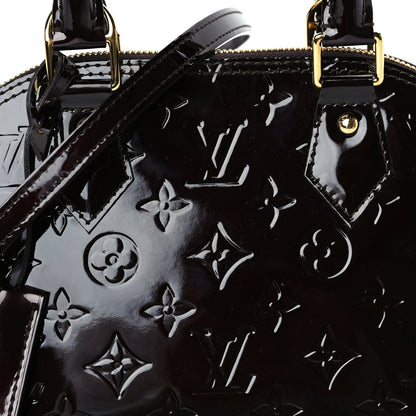Louis Vuitton Vernis Alma BB Amarante 6 of 8