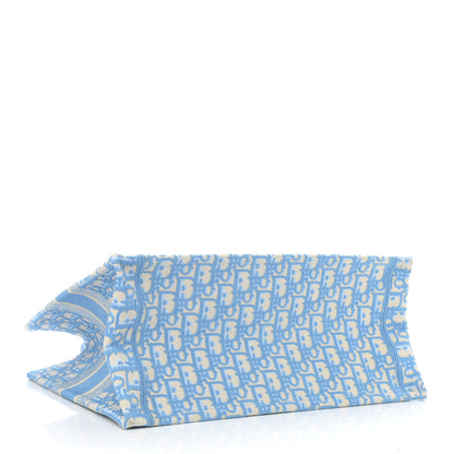 Christian Dior Oblique Medium Book Tote Light Blue 4 of 10