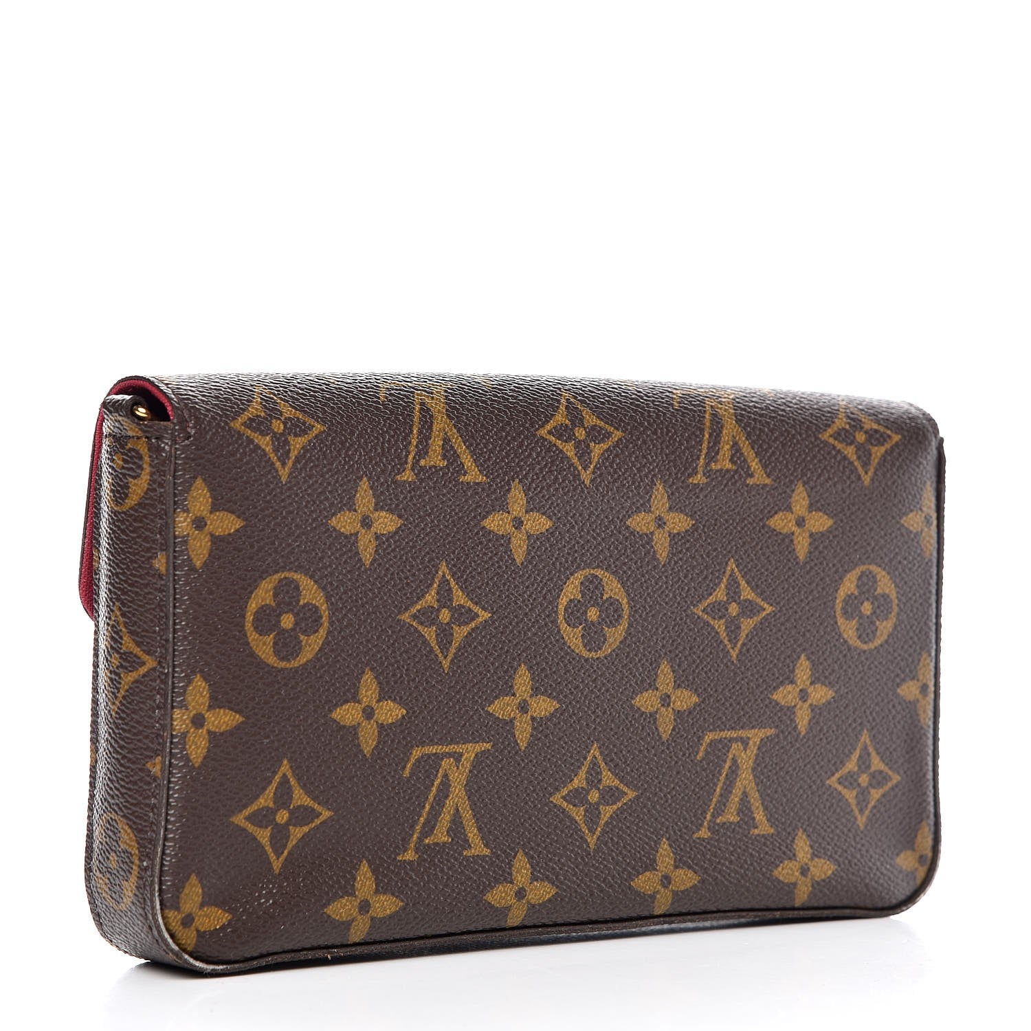 Louis Vuitton Monogram Pochette Felicie Chain Wallet Fuchsia 3 of 9