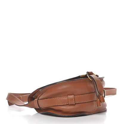 Chloe Calfskin Mini Marcie Round Crossbody Bag Tan 4 of 13