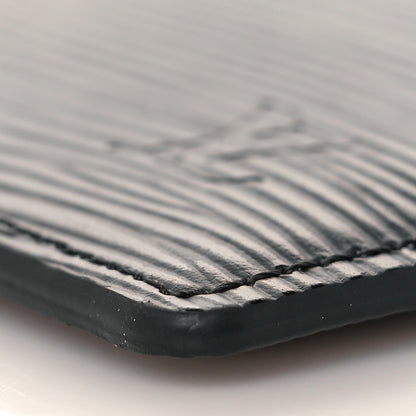 Louis Vuitton Epi Card Holder Black 9 of 9