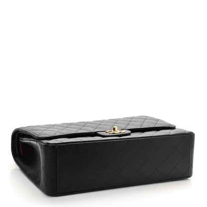 Chanel Caviar Quilted Maxi Double Flap Black 4 of 11