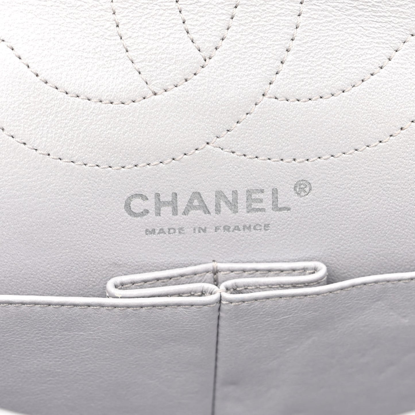 Metallic Lambskin Quilted 2.55 Reissue 226 Flap Silver