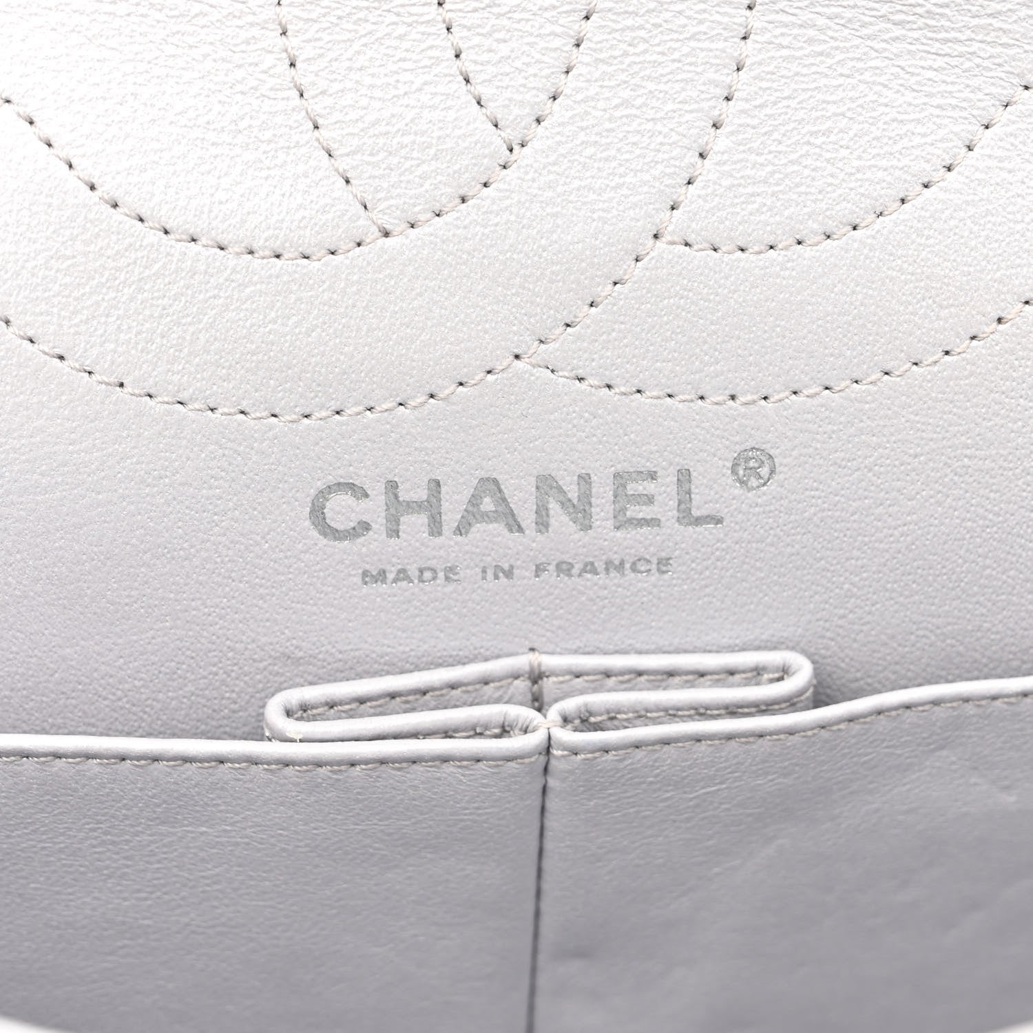 Chanel Metallic Lambskin Quilted 2.55 Reissue 226 Flap Silver 5 of 12