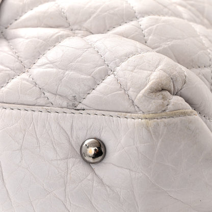 Chanel Distressed Lambskin Vintage Ligne Lady Braid XL Tote Beige 12 of 17