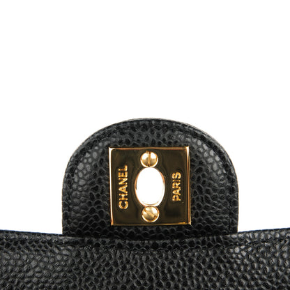 Chanel Caviar Quilted Mini Square Flap Black 7 of 9