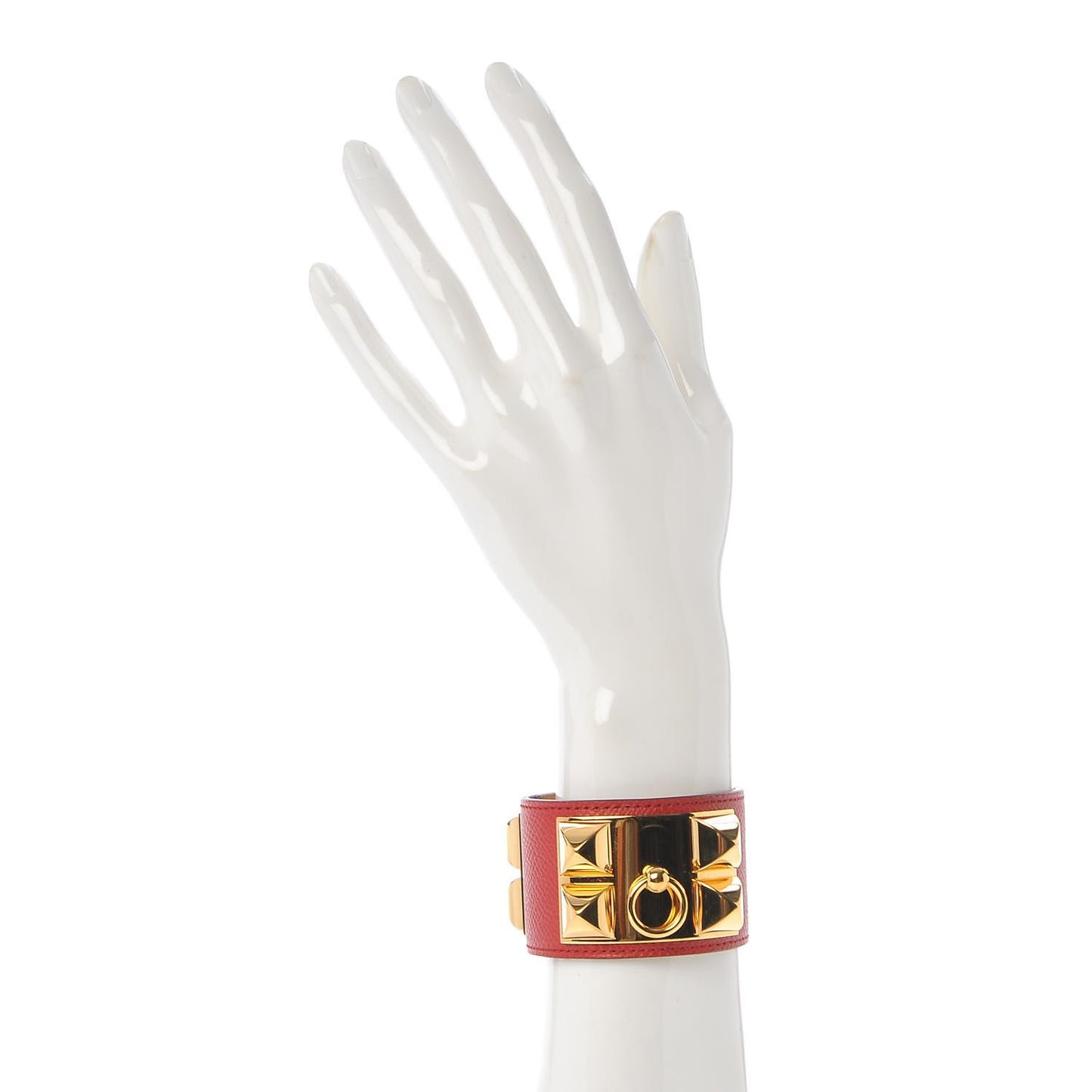 Epsom Collier de Chien CDC Bracelet S Rouge Casaque