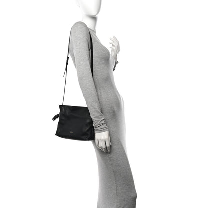 Loewe Calfskin Mini Flamenco Knot Clutch Black 2 of 9