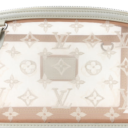 Louis Vuitton Monogram Transparence Transparent Lockit Clutch White 7 of 9