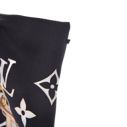 Louis Vuitton Silk Monogram Confidential Bandeau Black 3 of 4