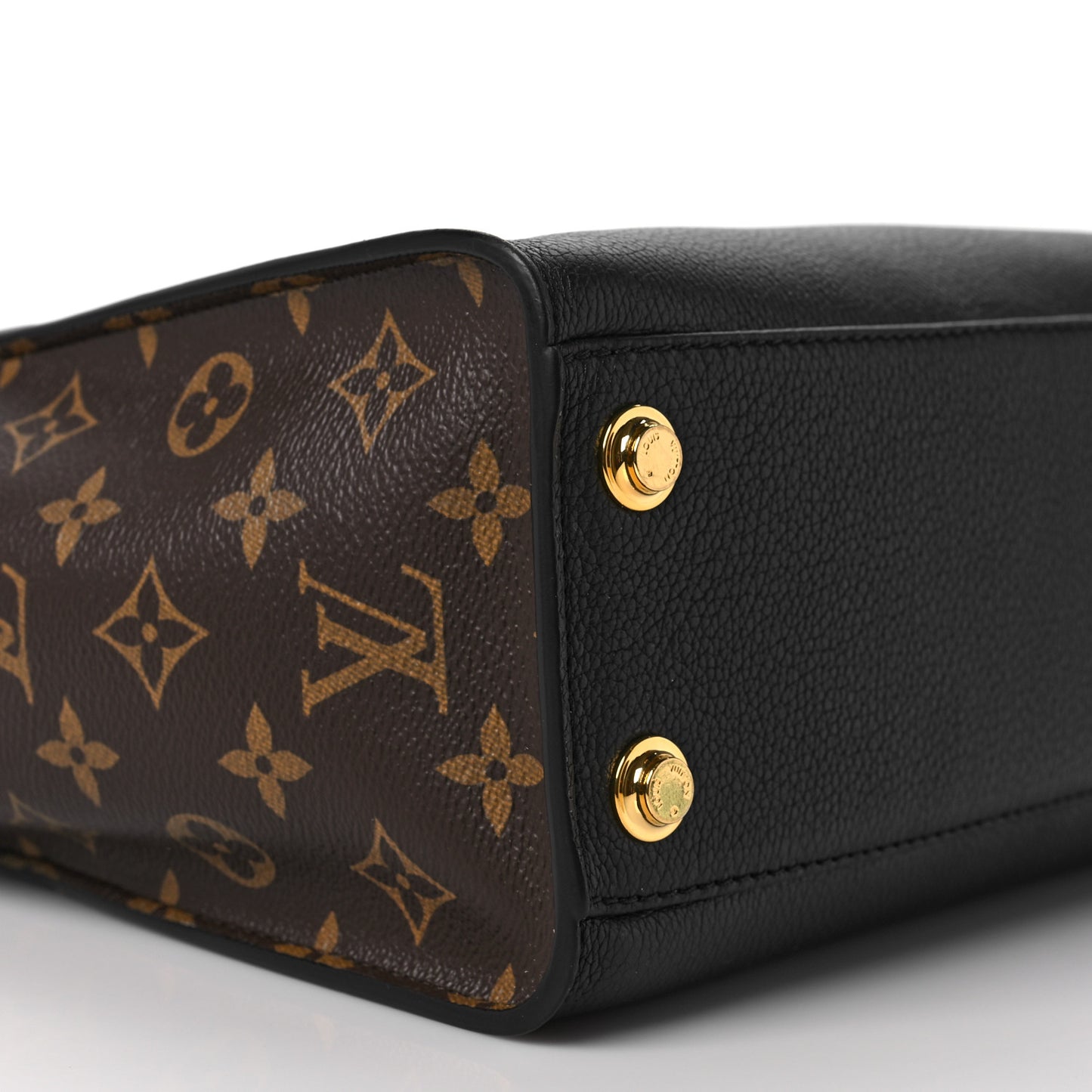 Calfskin Monogram On My Side PM Black