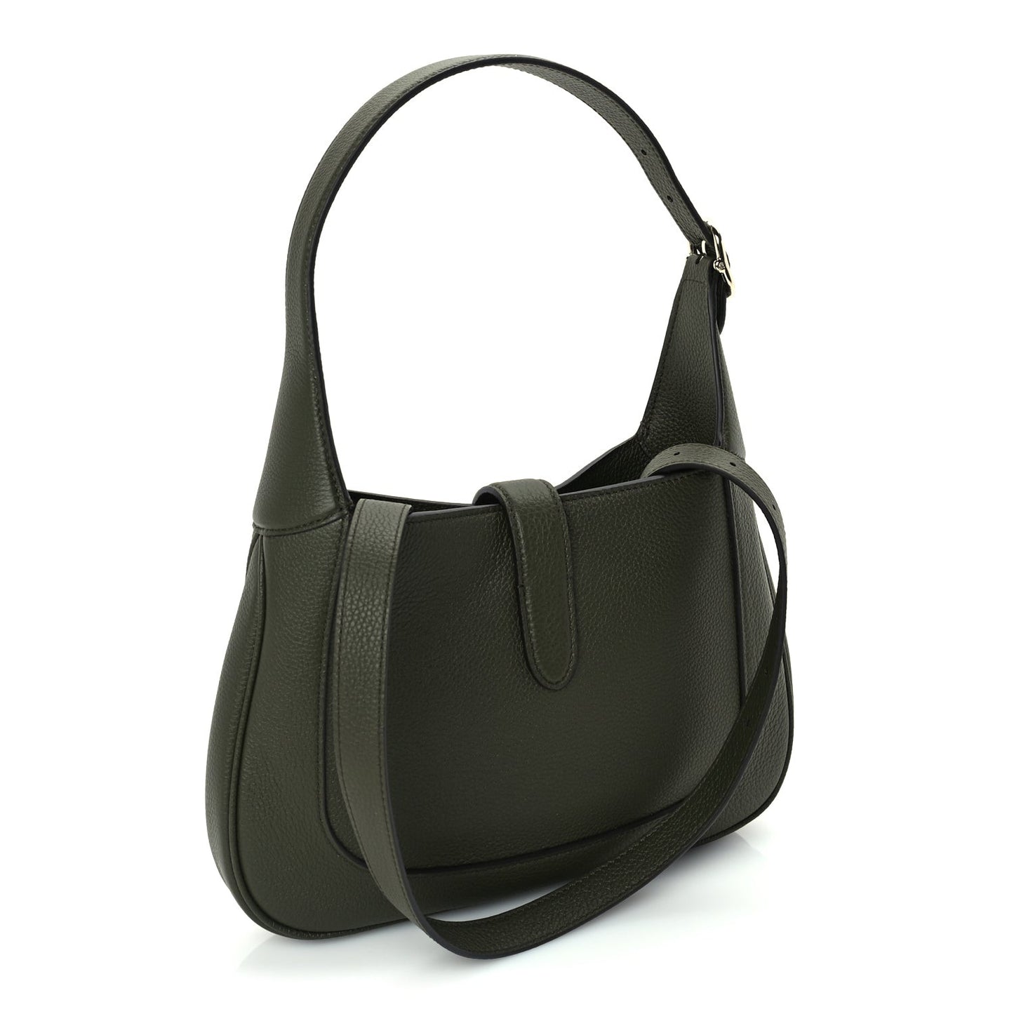 Grained Calfskin Medium Jackie 1961 Hobo  Forest Green