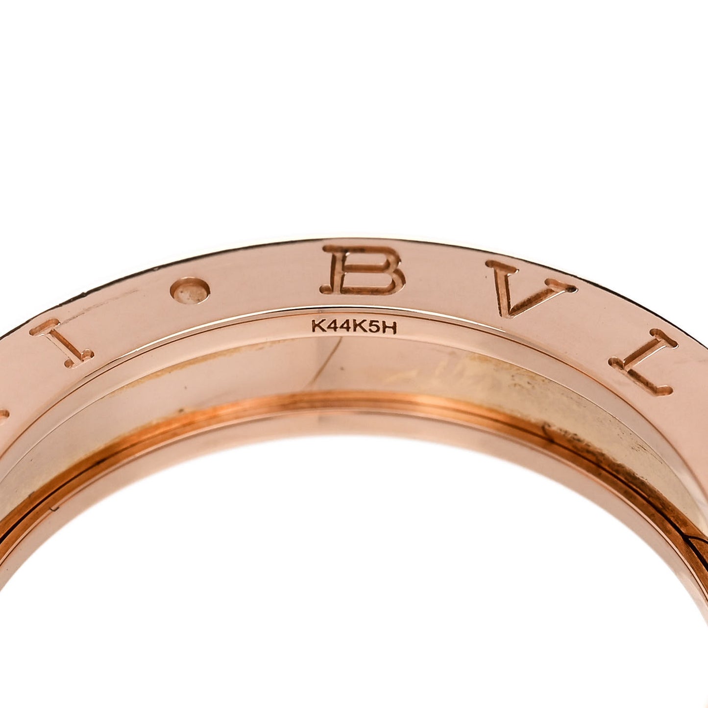 18K Rose Gold B.Zero1 One-Band Ring 57 8