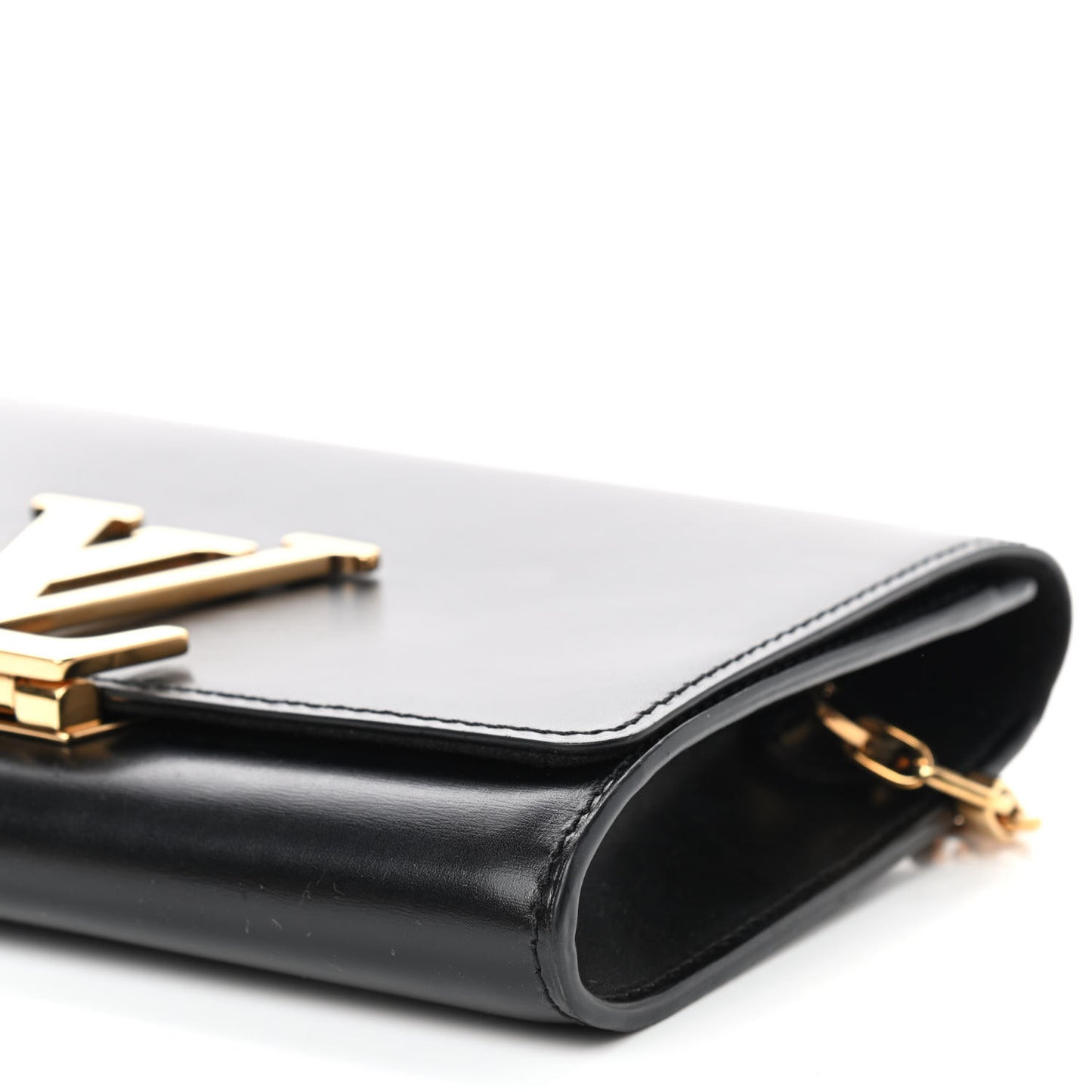 Calfskin Chain Louise MM Black