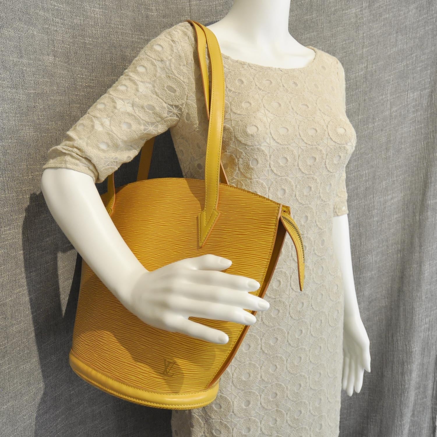 Louis Vuitton Epi Saint Jacques Long Straps Yellow 1 of 8