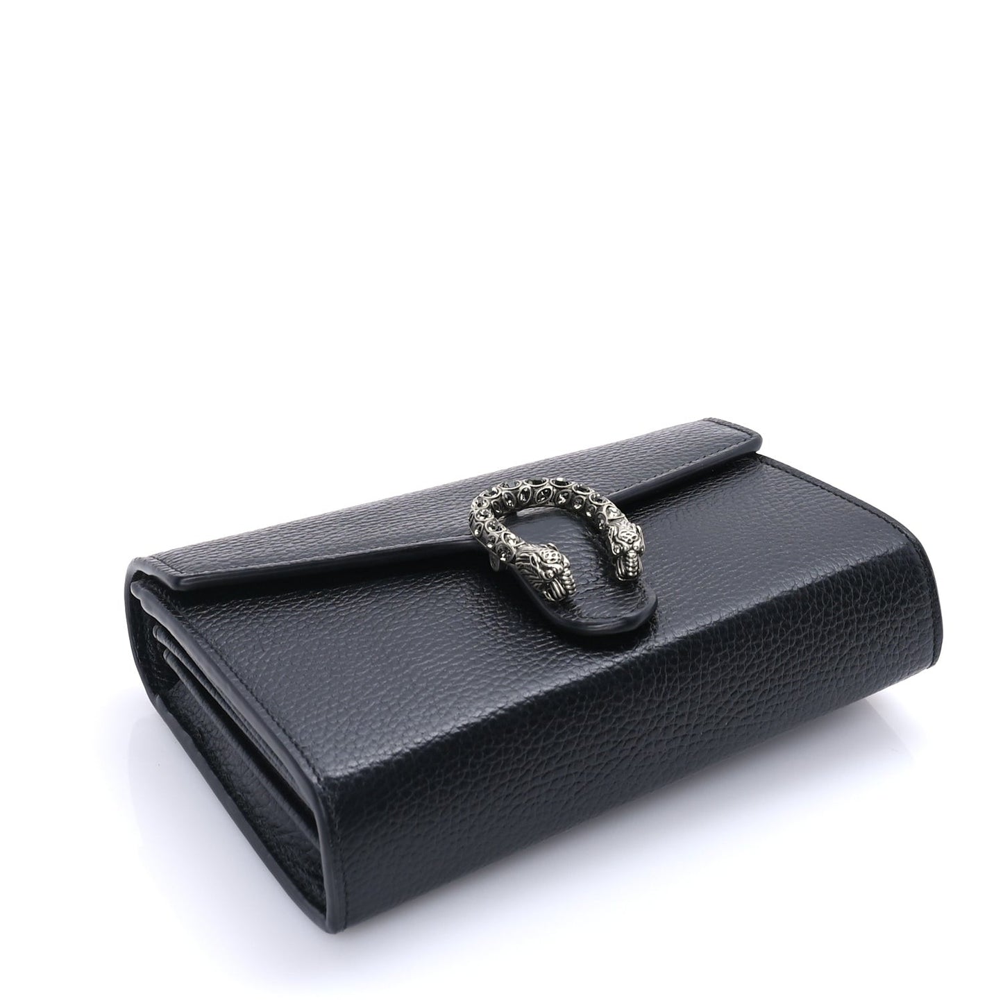 Calfskin Mini Dionysus Chain Wallet  Black