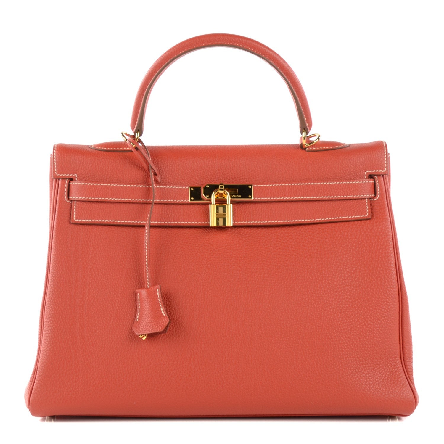 Hermes Togo Kelly Retourne 35 Sanguine 1 of 17