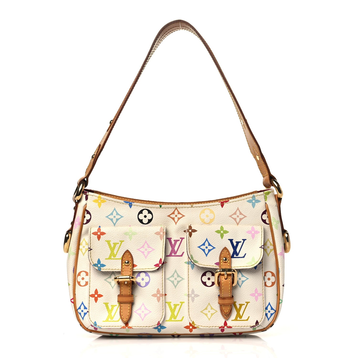 Louis Vuitton Monogram Multicolor Lodge PM White 1 of 12