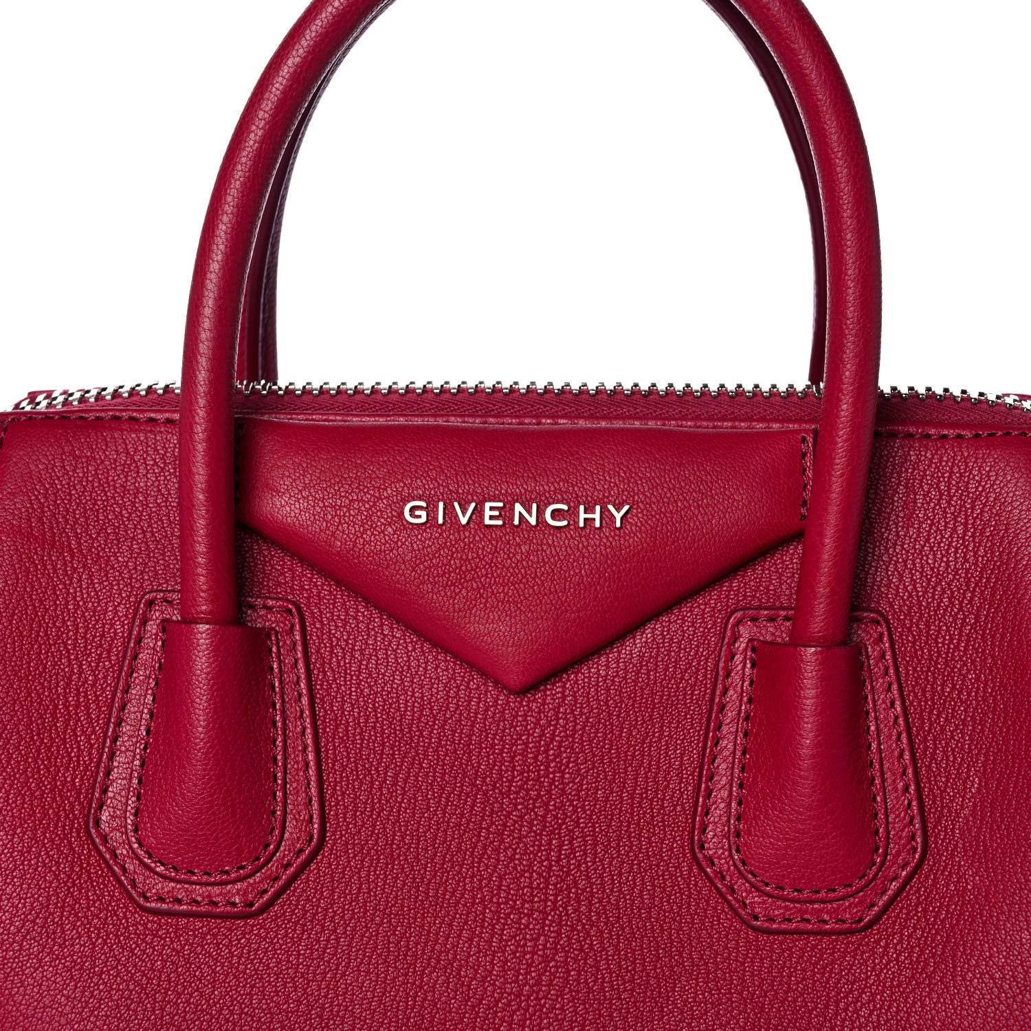 Givenchy Sugar Goatskin Small Antigona Raspberry 10 of 10