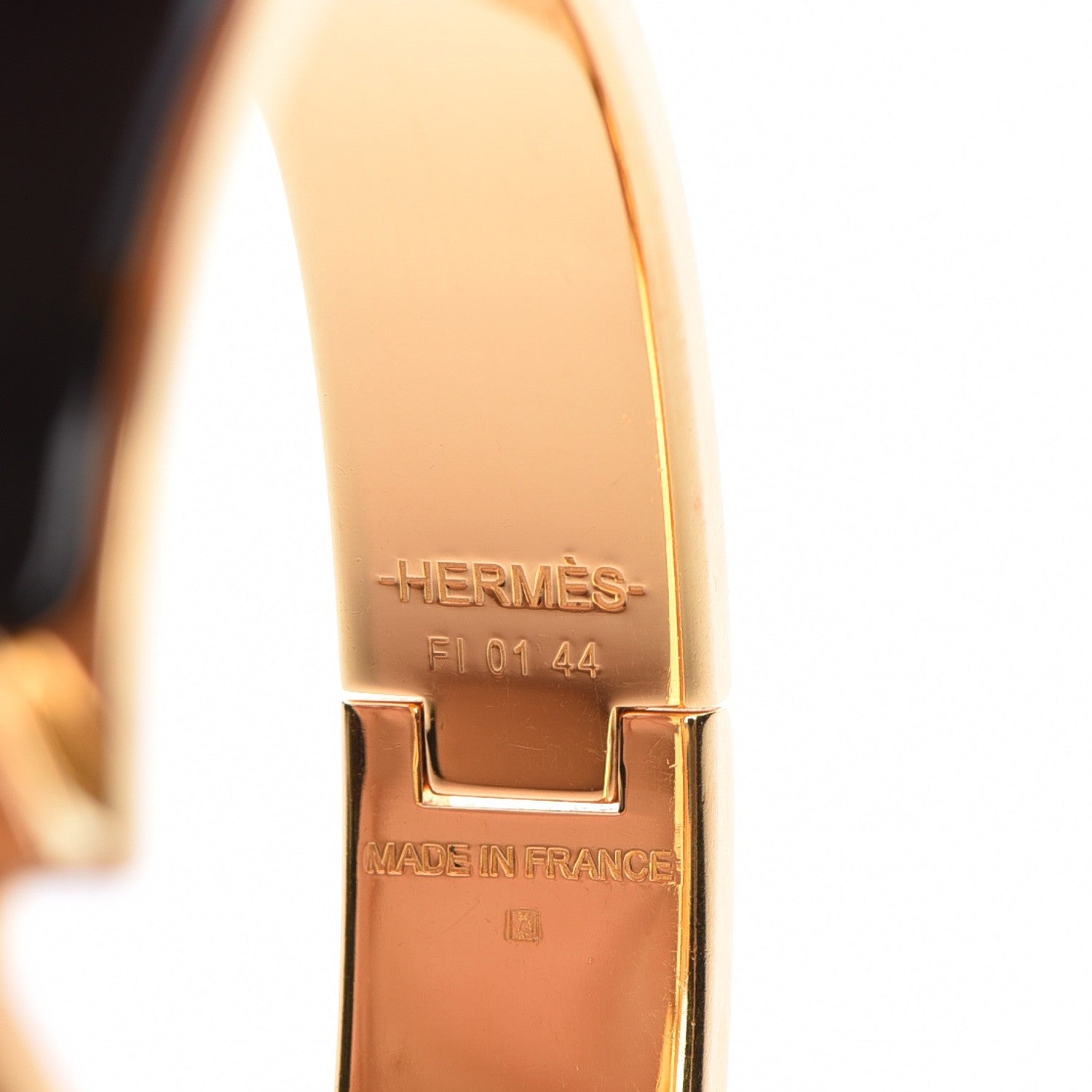 Hermes Enamel Narrow Clic Clac H Bracelet PM Black 4 of 7