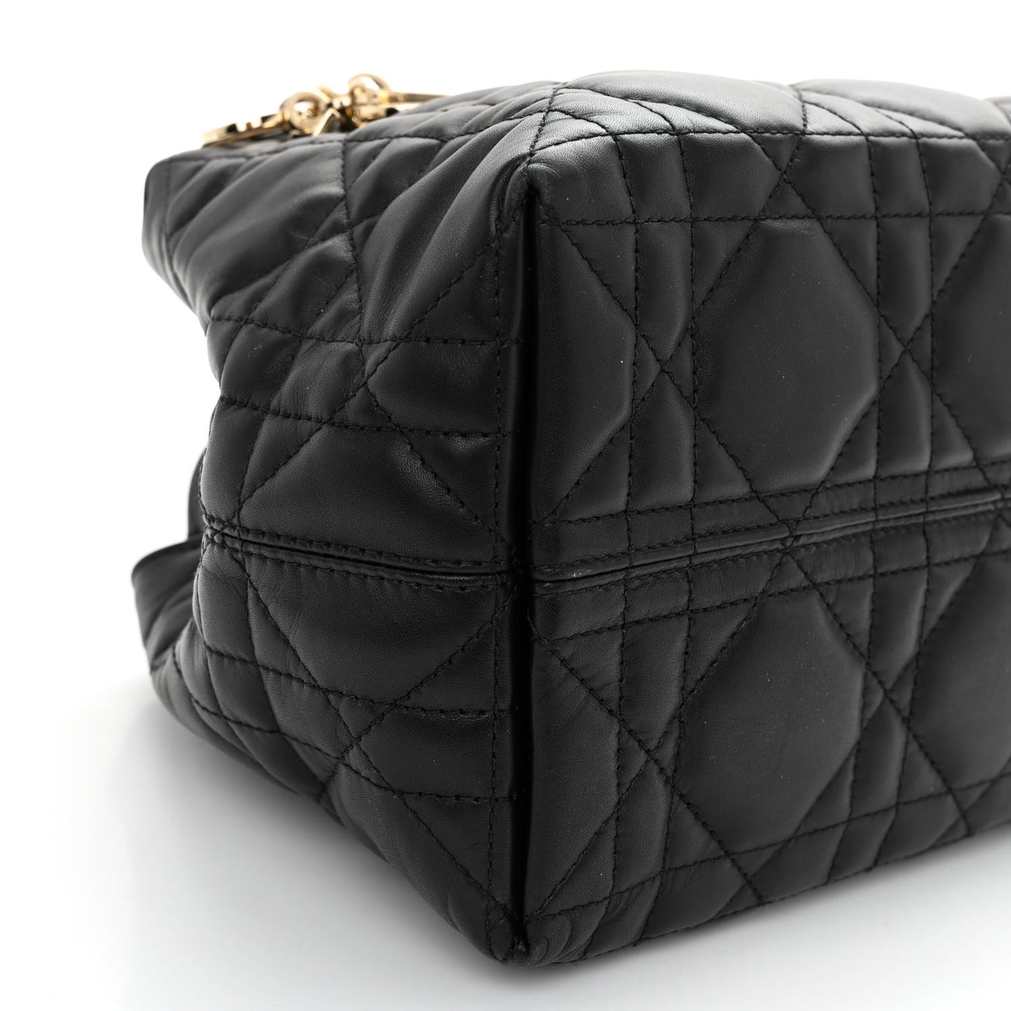 Calfskin Macrocannage Small Toujours Black