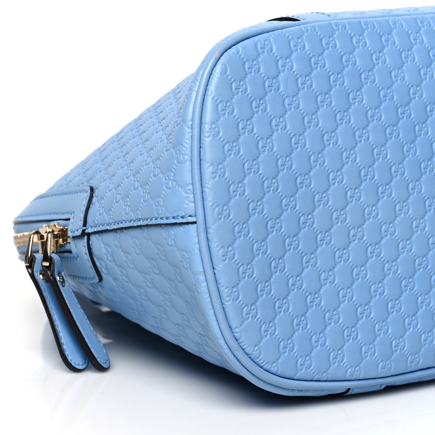 Microguccissima Medium Dome Bag Mineral Blue