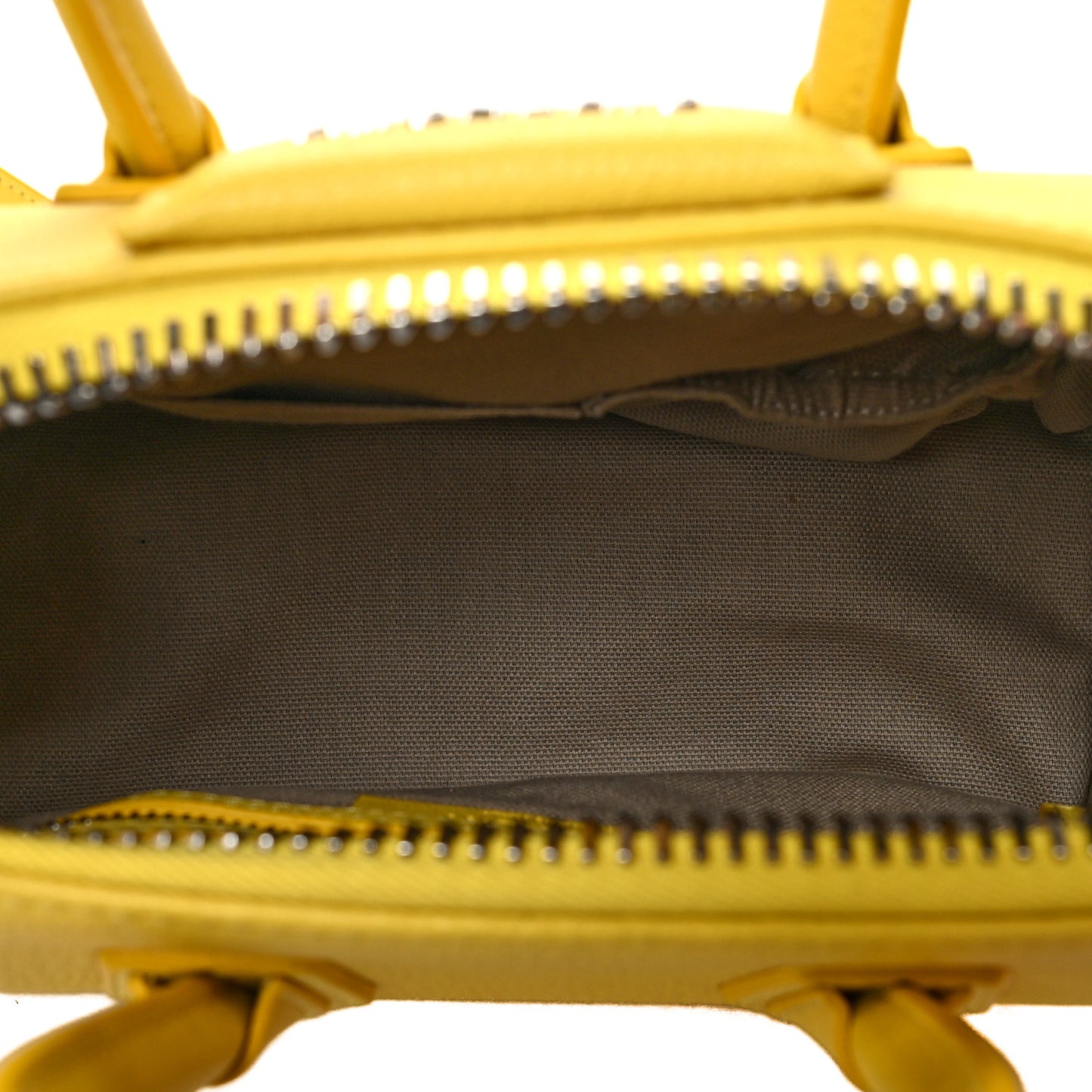 Sugar Goatskin Mini Antigona Yellow