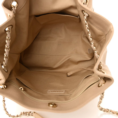 Chanel Caviar Stitched Shopping Tote Beige 5 of 7