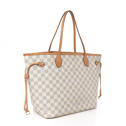 Louis Vuitton Damier Azur Neverfull MM 2 of 10
