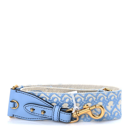 Christian Dior Oblique Adjustable Shoulder Strap  Cornflower Blue 1 of 5