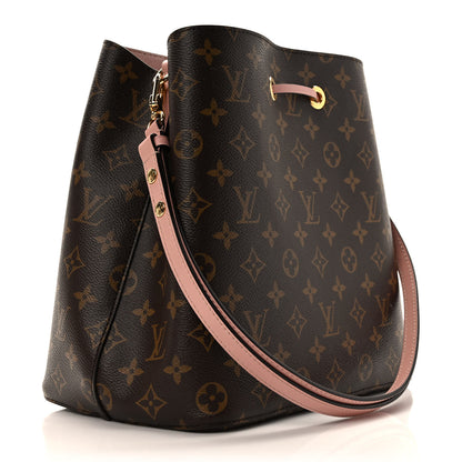 Louis Vuitton Monogram Neonoe MM Rose Poudre 3 of 8