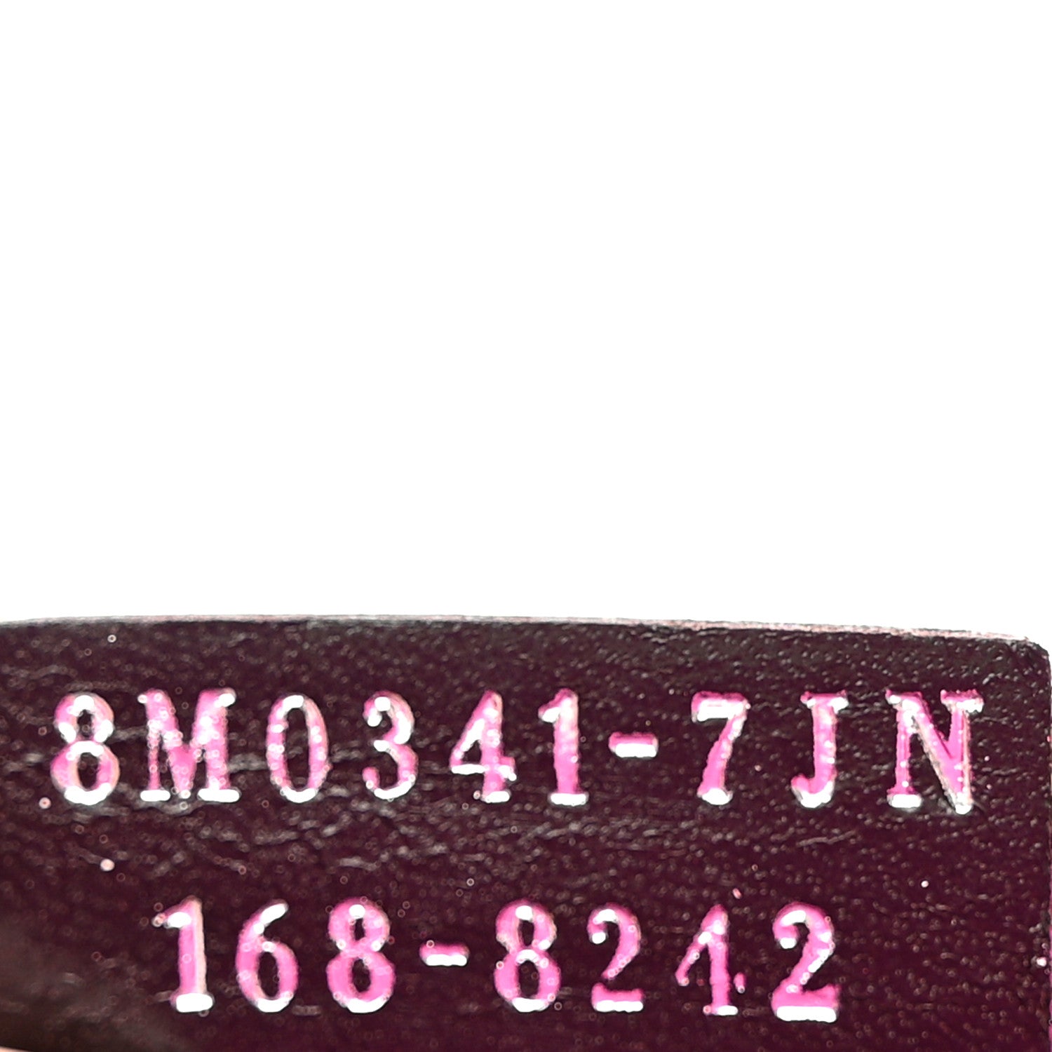 Fendi Vitello Elite Crystal Eye Monster Zip Pouch Bellini Multicolor 7 of 7