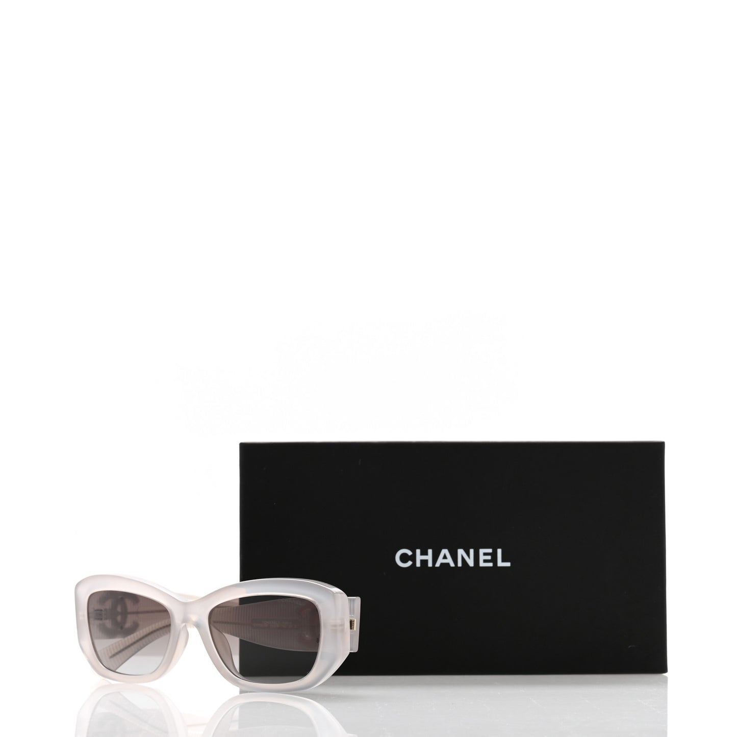 Acetate Rectangle Sunglasses 5493 Grey