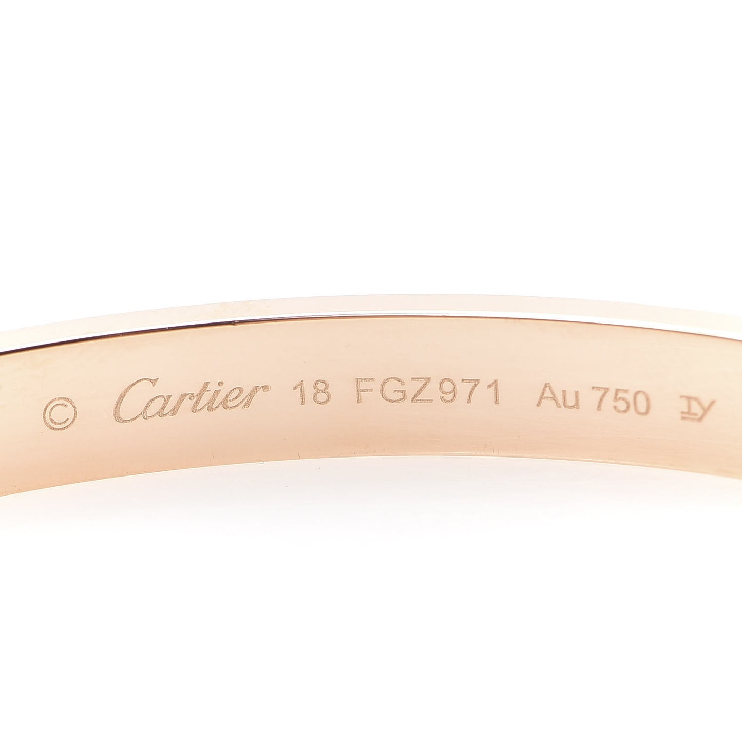 18K Pink Gold LOVE Bracelet 18