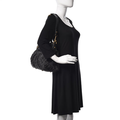 Louis Vuitton Denim Neo Cabby MM Black 2 of 9