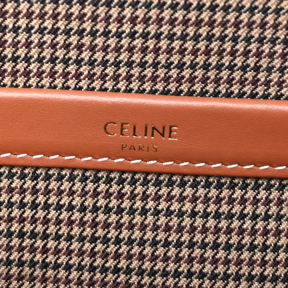 Celine Tweed Calfskin Triomphe Large Cabas Thais Multicolor 5 of 8
