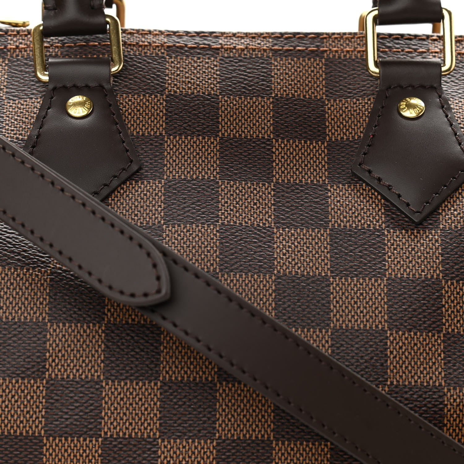 Louis Vuitton Damier Ebene Speedy Bandouliere 25 7 of 9