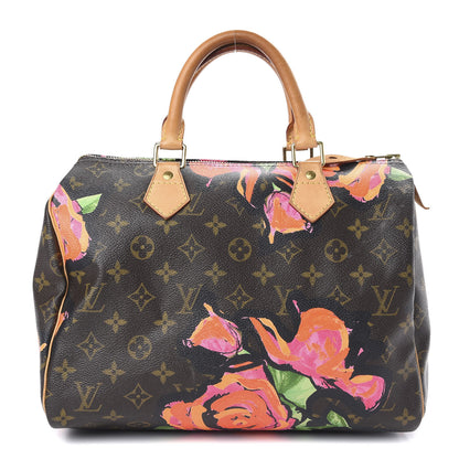 Louis Vuitton Monogram Roses Speedy 30 1 of 12