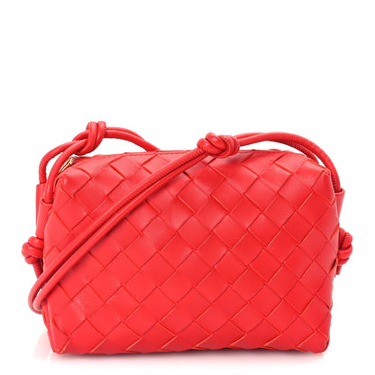 Bottega Veneta Nappa Intrecciato Mini Loop Camera Bag  Redstone 1 of 8