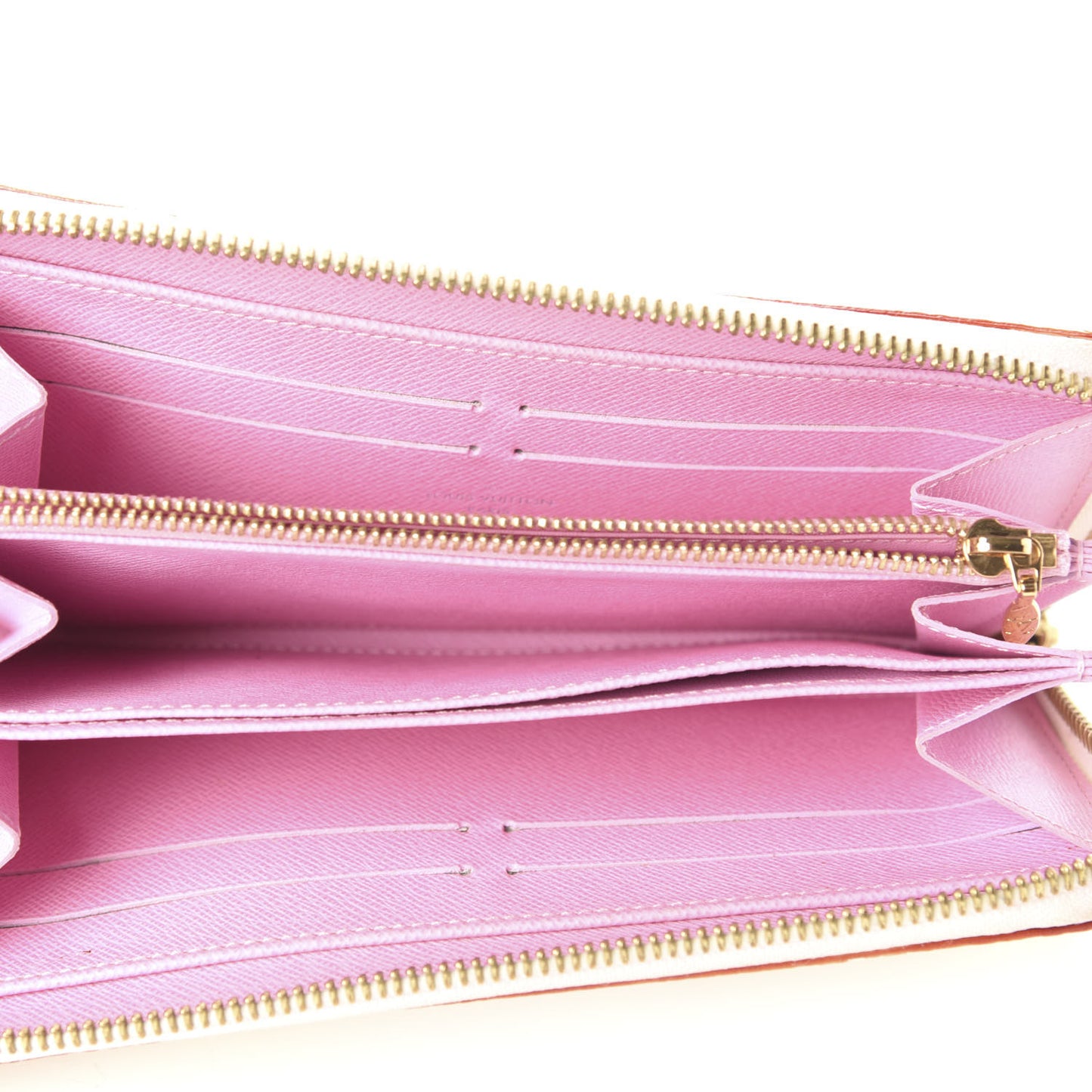 Monogram Multicolor Zippy Wallet White Litchi