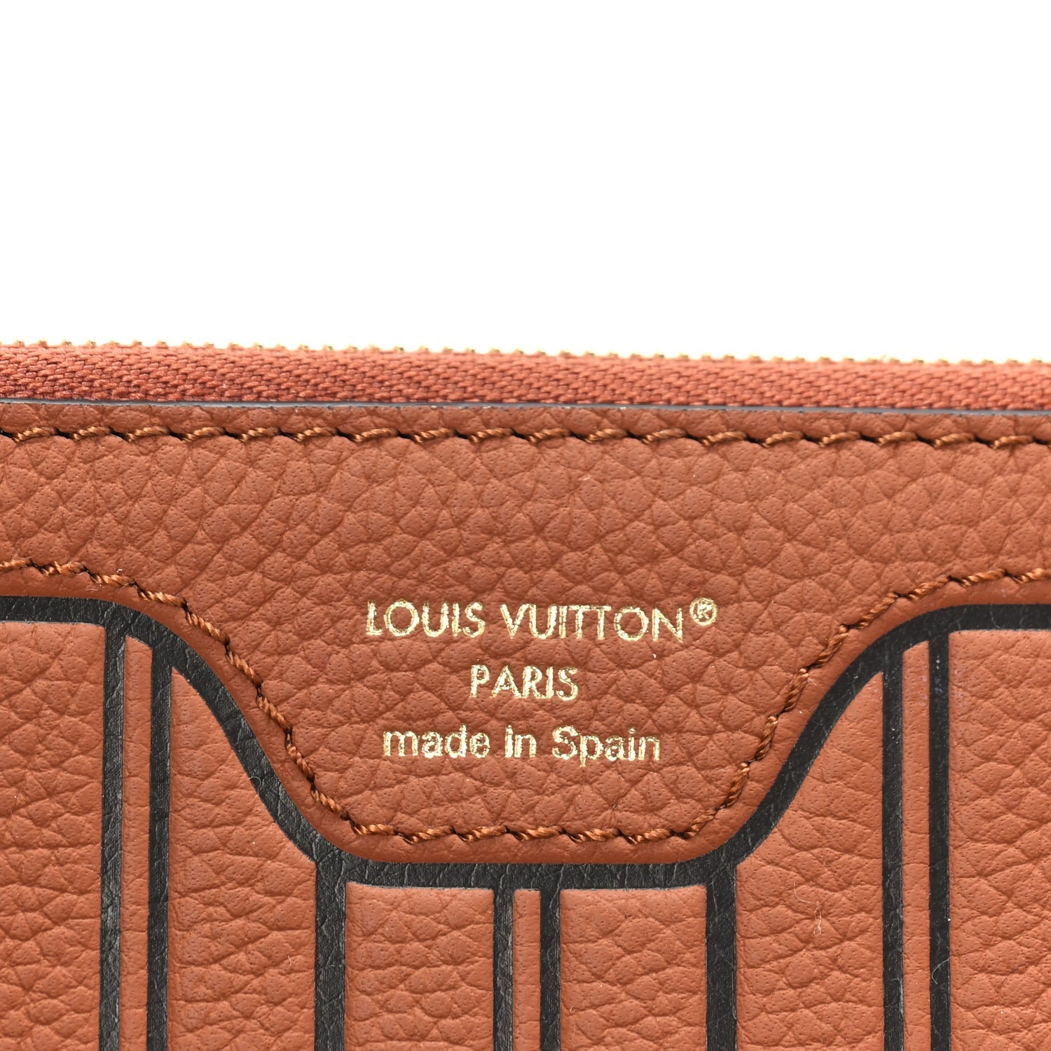 Louis Vuitton Monogram Calfskin Neo Neverfull Inside Out MM  Tan 5 of 8