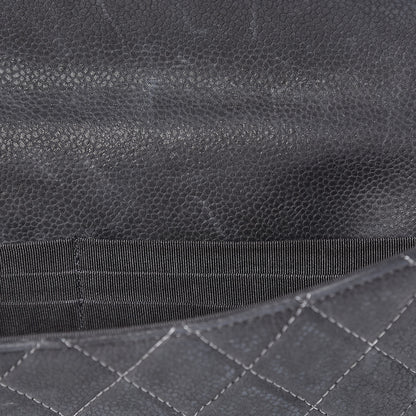 Chanel Iridescent Caviar Quilted Large Flap Wallet Grey 11 of 14